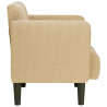 Sofa Fotel z Podłokietnikami Szarozielony 54 cm