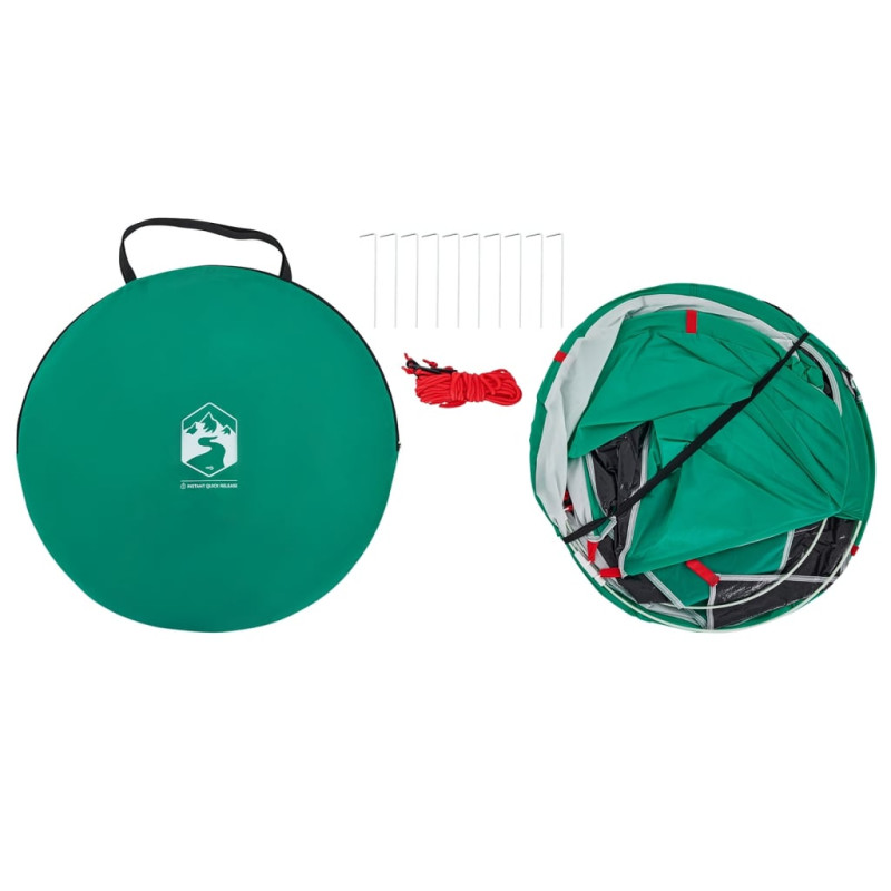 Namiot plażowy typu pop-up, zielony, wodoszczelny