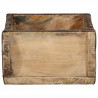 Taca Brązowy 30 x 15 x 9 cm Lite Drewno Recyklingowe