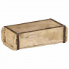 Taca 4 pcs Brązowy 30 x 15 x 9 cm Lite Drewno Recyklingowe