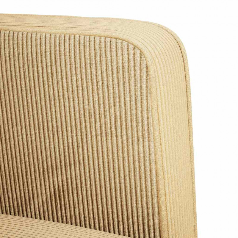 Sofa dwuosobowa szarozielona 109 cm Tkanina sztruksowa