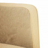 Sofa dwuosobowa szarozielona 109 cm Tkanina sztruksowa