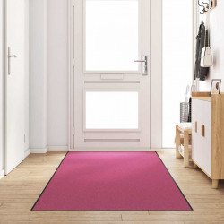 Dywanik wejściowy Różowy i czarny 120 x 350 cm Poliamid i PVC
