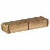 Taca Brązowy 57 x 15 x 9 cm Lite Drewno Recyklingowe