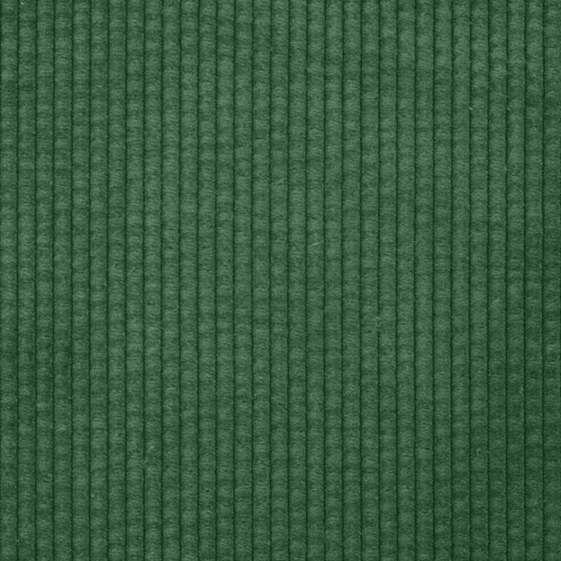Sofa dwuosobowa ciemnozielona 109 cm Tkanina sztruksowa