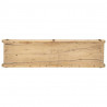 Taca Brązowy 57 x 15 x 9 cm Lite Drewno Recyklingowe