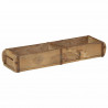 Taca 4 pcs Brązowy 57 x 15 x 9 cm Lite Drewno Recyklingowe