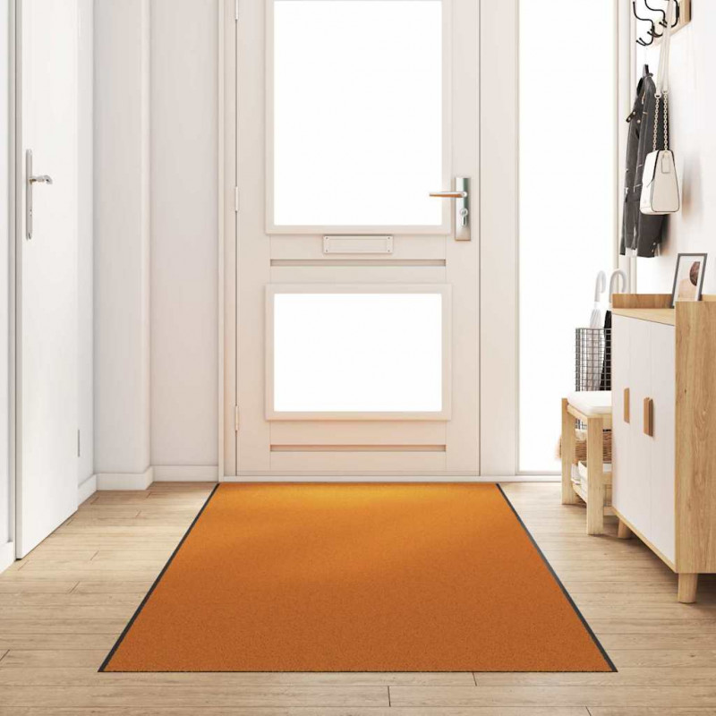 Dywanik wejściowy Inny Pomarańczowy i Czarny 120 x 350 cm