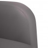 Sofa Fotel z Podłokietnikami Szary 54 cm Skóra ekologiczna