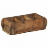 Taca Brązowy 30 x 14 x 9 cm Lite Drewno Recyklingowe