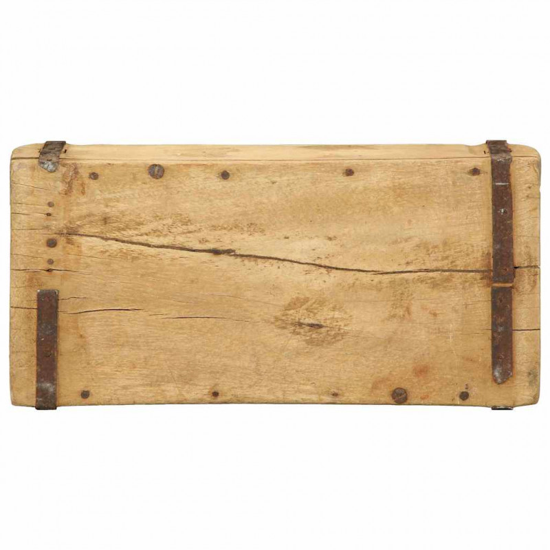 Taca Brązowy 30 x 14 x 9 cm Lite Drewno Recyklingowe