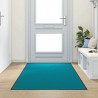 Dywanik wejściowy Cyan i Czarny 120 x 250 cm Poliamid i PVC