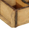 Taca Brązowy 30 x 14 x 9 cm Lite Drewno Recyklingowe