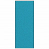 Dywanik wejściowy Cyan i Czarny 120 x 300 cm Poliamid i PVC