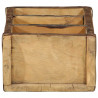 Taca 4 pcs Brązowy 30 x 14 x 9 cm Lite Drewno Recyklingowe