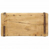 Taca 4 pcs Brązowy 30 x 14 x 9 cm Lite Drewno Recyklingowe