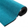Dywanik wejściowy Cyan i Czarny 120 x 350 cm Poliamid i PVC