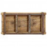 Taca 4 pcs Brązowy 30 x 14 x 9 cm Lite Drewno Recyklingowe