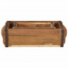 Taca 2 pcs Brązowy 29 x 31 x 10 cm Lite Drewno Recyklingowe