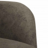 Sofa Fotel z Podłokietnikami Ciemnoszary 54cm Skóra ekologiczna