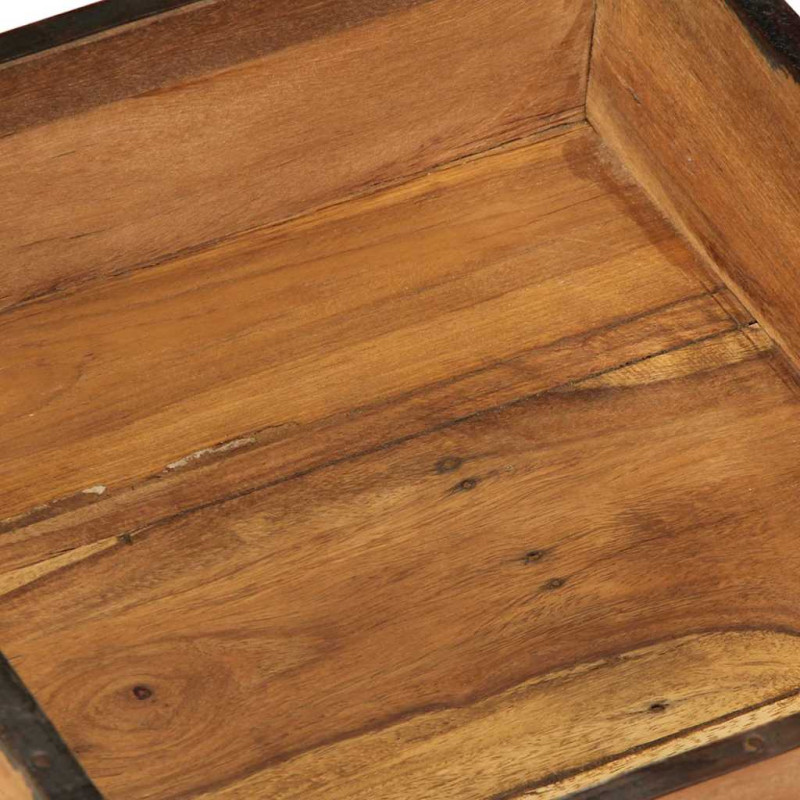 Taca 2 pcs Brązowy 29 x 31 x 10 cm Lite Drewno Recyklingowe