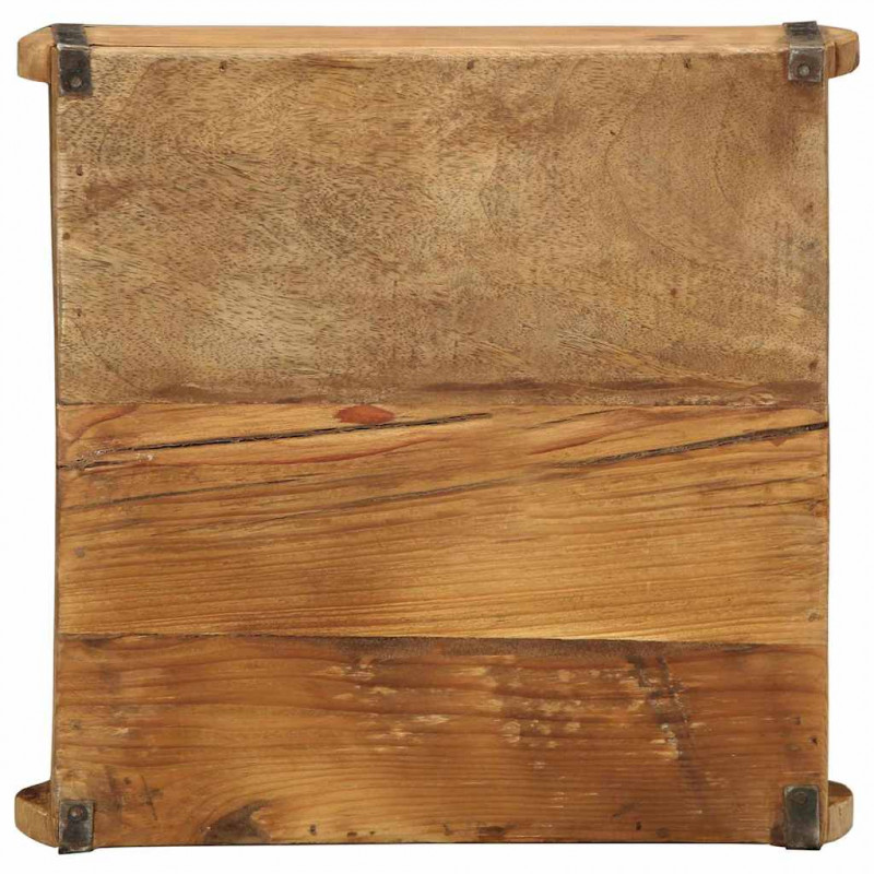Taca Brązowy 29 x 31 x 10 cm Lite Drewno Recyklingowe