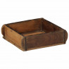 Taca 4 pcs Brązowy 29 x 31 x 10 cm Lite Drewno Recyklingowe