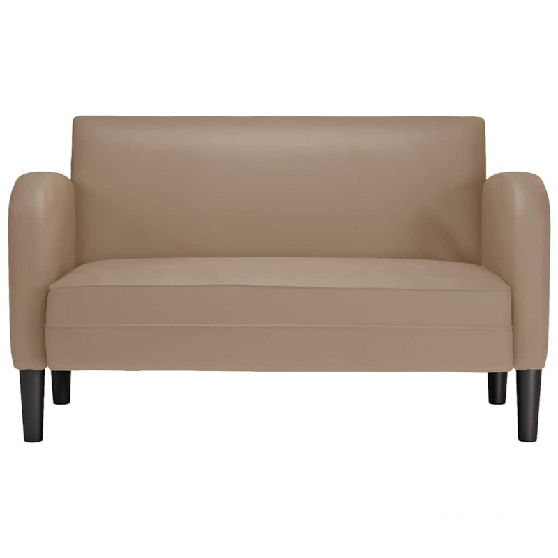 Sofa dwuosobowa Cappuccino 110 cm Skóra ekologiczna