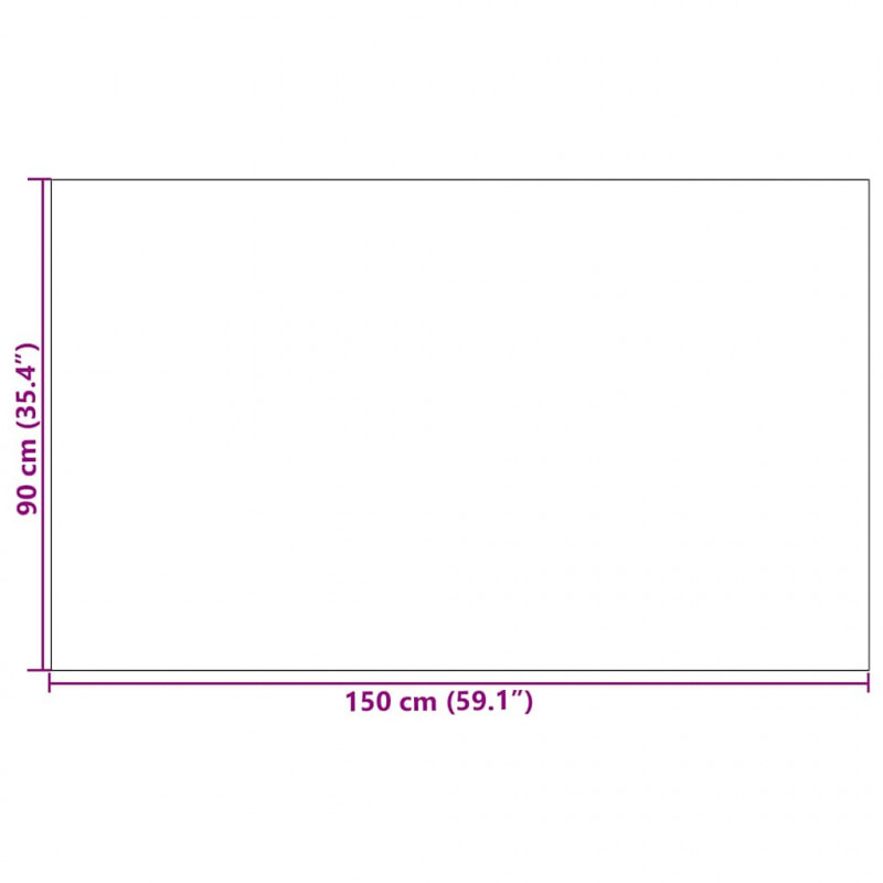 Dywanik wejściowy Inny Czarny 90 x 150 cm Polipropylen i winyl