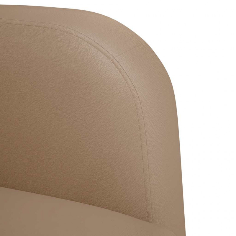 Sofa dwuosobowa Cappuccino 110 cm Skóra ekologiczna