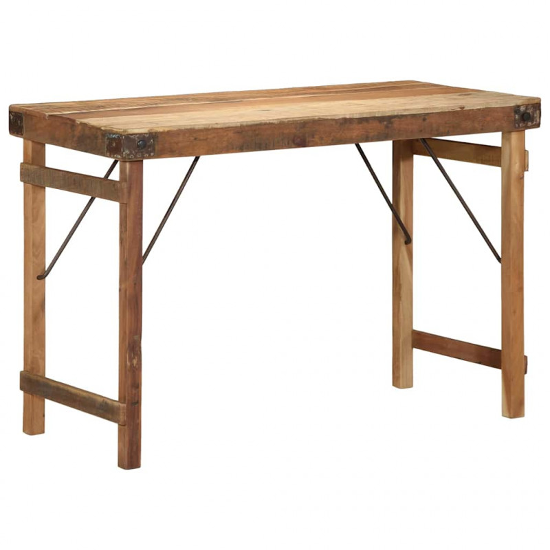 Stół jadalny Brązowy 110 x 55 x 76 cm lite drewno z odzysku