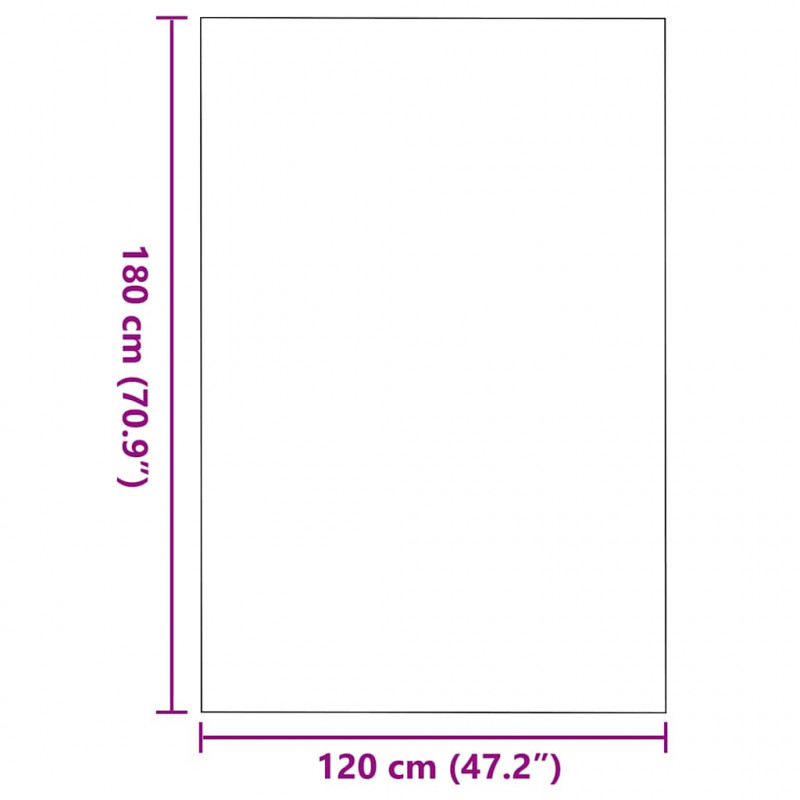 Dywanik wejściowy Inny Czarny 120 x 180 cm Polipropylen i winyl