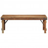 Stolik kawowy Brązowy 110 x 55 x 40 cm Lite Drewno Recyklingowe