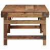 Stolik kawowy Brązowy 110 x 55 x 40 cm Lite Drewno Recyklingowe