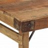 Stolik kawowy Brązowy 110 x 55 x 40 cm Lite Drewno Recyklingowe