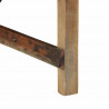 Stolik kawowy Brązowy 110 x 55 x 40 cm Lite Drewno Recyklingowe