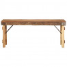 ławka Naturalny 110 x 35 x 46 cm Stare Drewno z Recyklingu