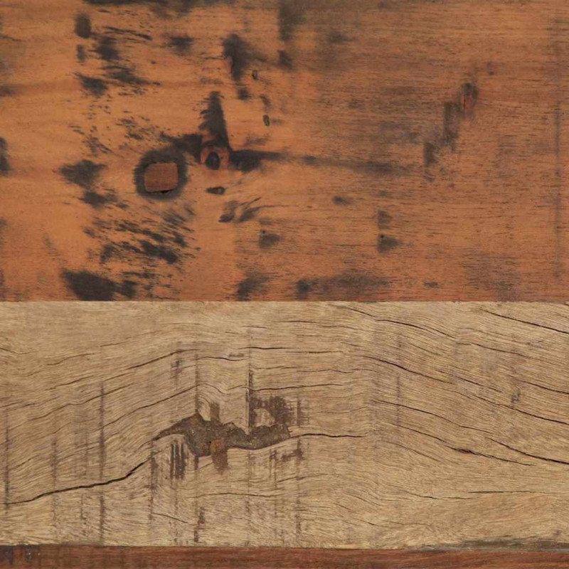 ławka Naturalny 110 x 35 x 46 cm Stare Drewno z Recyklingu