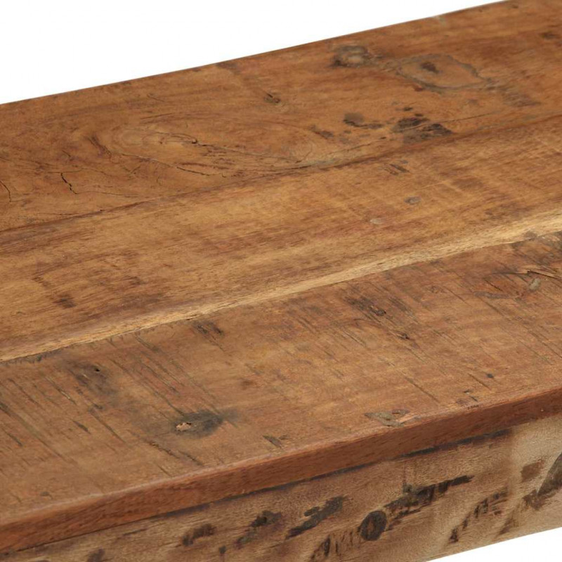 ławka Naturalny 110 x 35 x 46 cm Stare Drewno z Recyklingu