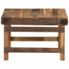 Stolik kawowy Brązowy 60 x 55 x 40 cm Lite Drewno Recyklingowe