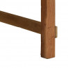 Stolik kawowy Brązowy 60 x 55 x 40 cm Lite Drewno Recyklingowe