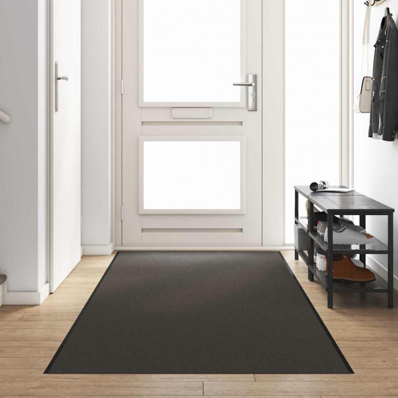 Dywanik wejściowy Inny Antracytowy i czarny 120 x 350 cm