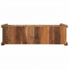 Konsola Brązowy 107 x 33 x 76 cm Lite Drewno Recyklingowe