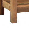 Konsola Brązowy 107 x 33 x 76 cm Lite Drewno Recyklingowe