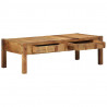 Stolik kawowy Brązowy 110 x 54 x 35 cm Lite Drewno Recyklingowe