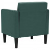 Sofa Fotel z Podłokietnikami Ciemnozielony 53 cm Tkanina