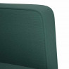 Sofa Fotel z Podłokietnikami Ciemnozielony 53 cm Tkanina