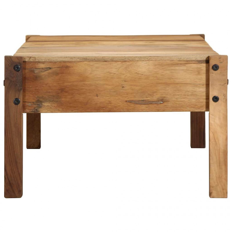 Stolik kawowy Brązowy 110 x 54 x 35 cm Lite Drewno Recyklingowe