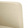 Sofa Fotel z Podłokietnikami Kremowy 53 cm Tkanina