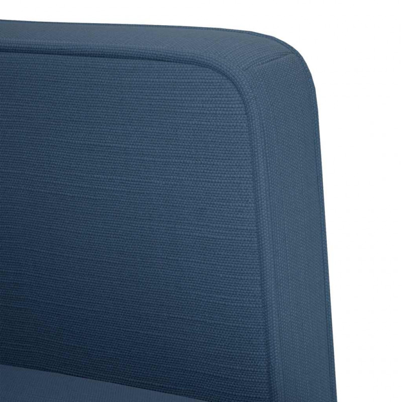 Sofa Fotel z Podłokietnikami Niebieski 53 cm Tkanina
